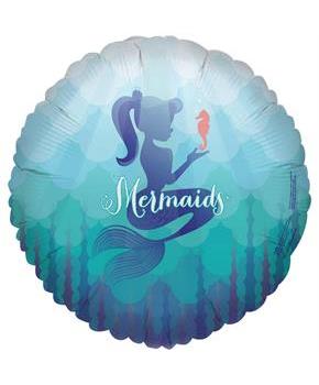 Mermaids Under the Sea Foil Balloon