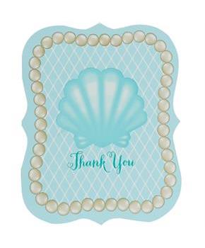 Mermaids Under the Sea Thank You Notes