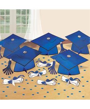 Graduation Table Decorating Kit - Blue