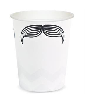 Mustache 9 oz. Cups