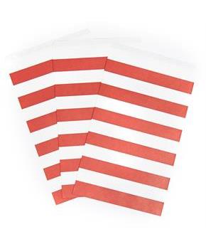 Classic Red Striped Paper Treat Bags