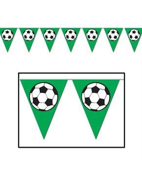 Soccer Ball Pennant Banner