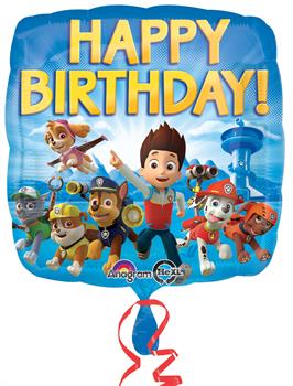 PAW Patrol Happy Birthday Foil Balloon