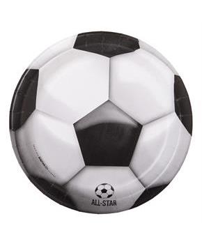 Soccer Dessert Plates