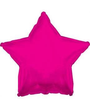 Hot Pink Star Foil Balloon