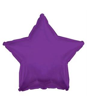 Purple Star Foil Balloon