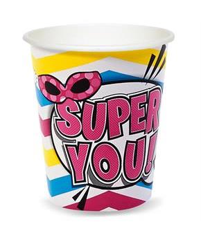 Superhero Girl 9 oz. Paper Cups