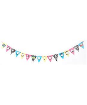 Superhero Girl Ribbon Banner