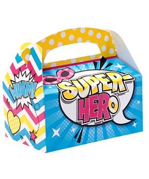 Superhero Girl Empty Favor Boxes 