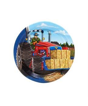 Farm Tractor Dessert Plates