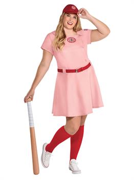 Womens A League Of Their Own Rockford Peaches Plus Costume