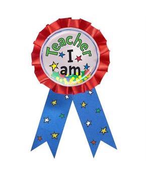 Dr. Seuss Teacher I Am Award Badge