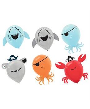 Ahoy Birthday Balloon Decorating Kit (Makes 6)