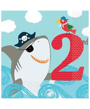 Ahoy 2nd Birthday Lunch Napkins (36)