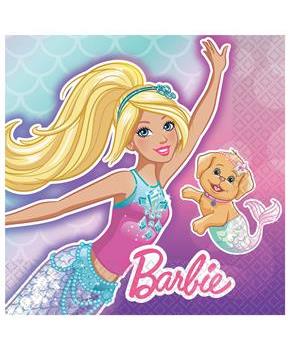 Barbie Mermaid Beverage Napkins (16)