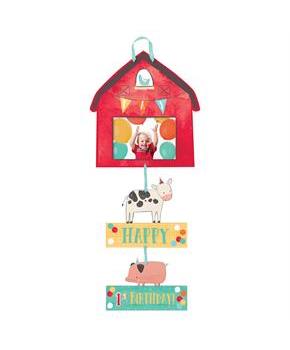 Barnyard Birthday Photo Sign