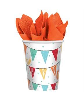Barnyard Birthday 9oz. Cups (8)