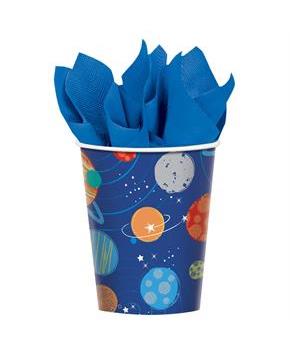 Blast Off Birthday 9oz. Cups (8)