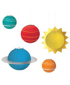 Blast Off Birthday Planet Lanterns (5)