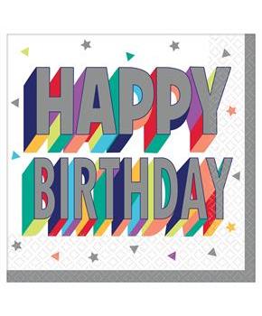 Here's to Your Birthday Beverage Napkins (16)