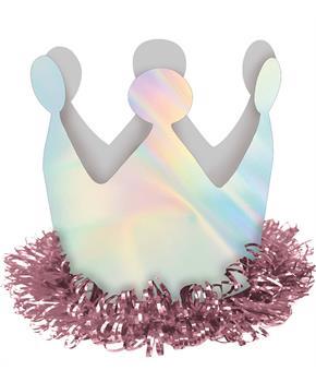 Magical Rainbow Birthday Mini Crown Hair Clip