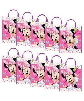 Minnie Mouse Party Tote Bag (set Of 10)