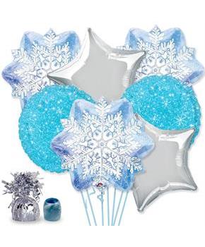Snowflake Balloon Bouquet Kit