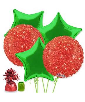 Christmas Star Balloon Bouquet Kit