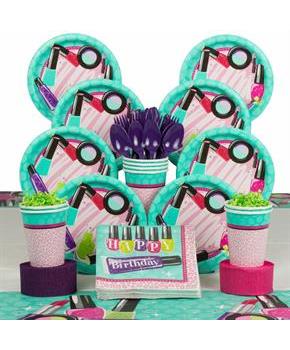 Spa Birthday Party Deluxe Tableware Kit