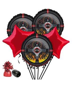 Racecar Racing Party Balloon Bouquet Kit