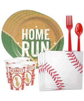 Baseball Standard Tableware Kit (Serves 8)