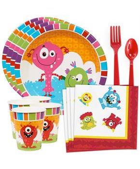 Monsters Standard Tableware Kit (Serves 8)