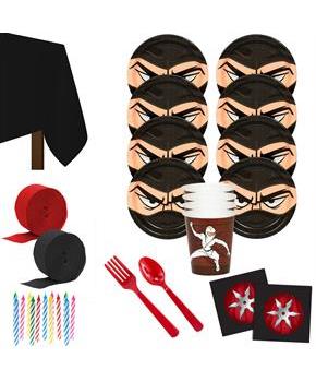 Ninja Warrior Deluxe Tableware Kit (Serves 8)