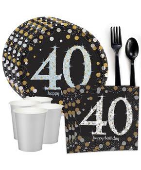 Sparkling Celebration 40th Birthday Standard Table