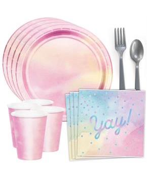 Iridescent Yay Standard Tableware Kit (Serves 8)