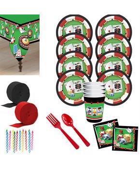 Casino Deluxe Tableware Kit (Serves 8)