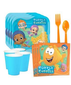 Bubble Guppies Standard Tableware Kit (Serves 8)
