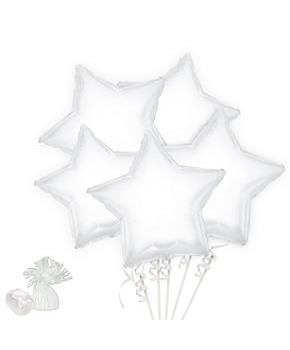 White Star Balloon Bouquet Kit