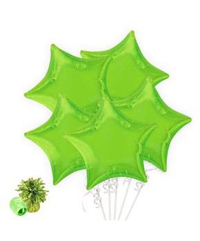 Lime Green Star Balloon Bouquet Kit