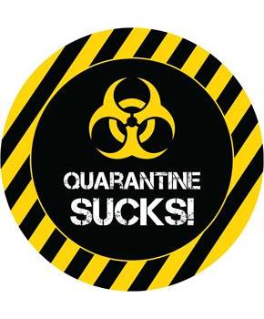 Quarantine Party Mini Stickers (Sheet of 24)