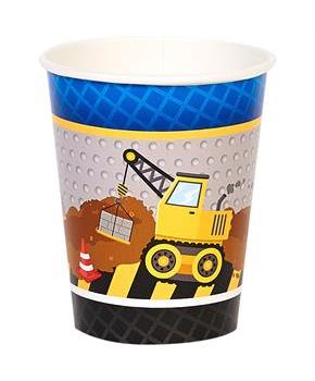 Construction Party 9oz Paper Cups (48)