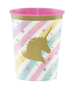 Unicorn Sparkle 16oz Favor Cups (8)