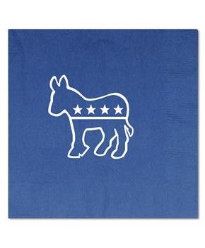 Blue Democratic Luncheon Napkins(16 Pack)