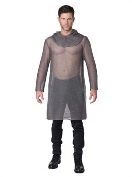 Adult Metallic Chainmail Tunic Costume 