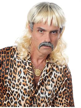 Adult Men's Tiger Mullet Wig