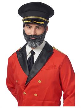 Mens Captain Obvious Moustache & Beard