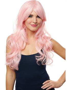 Adult Women's Pink Berry Wig Heat Resistant