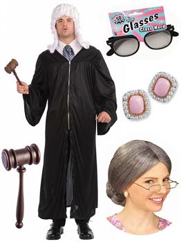Adult RBG Supreme Judge Costume Kit