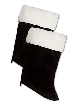 Santa Boot Tops with Fur