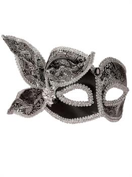 Fancy Brocade Masquerade Mask
